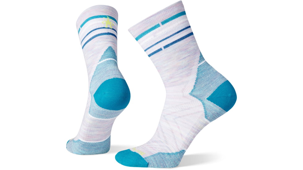 Smartwool Run Zero Cushion Mid Crew Socks - Womens, H76 Purple Eclipse, Small, SW001676H76S