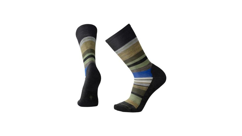 Smartwool Saturnsphere  Sock - Men's, Charcoal Heather-Light Loden Heather, Medium SW0SW942A50-M