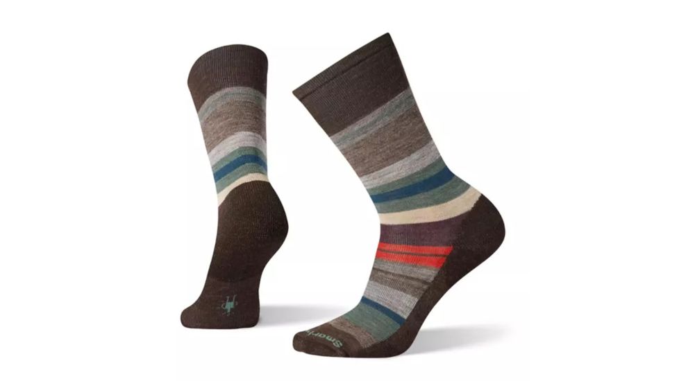 Smartwool Saturnsphere Socks - Mens, Chestnut/Pine Gray, Extra Large, SW0SW942C84-XL
