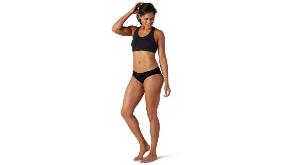 Smartwool Seamless Bikini - Womens, Black, Large, SW016237001-L