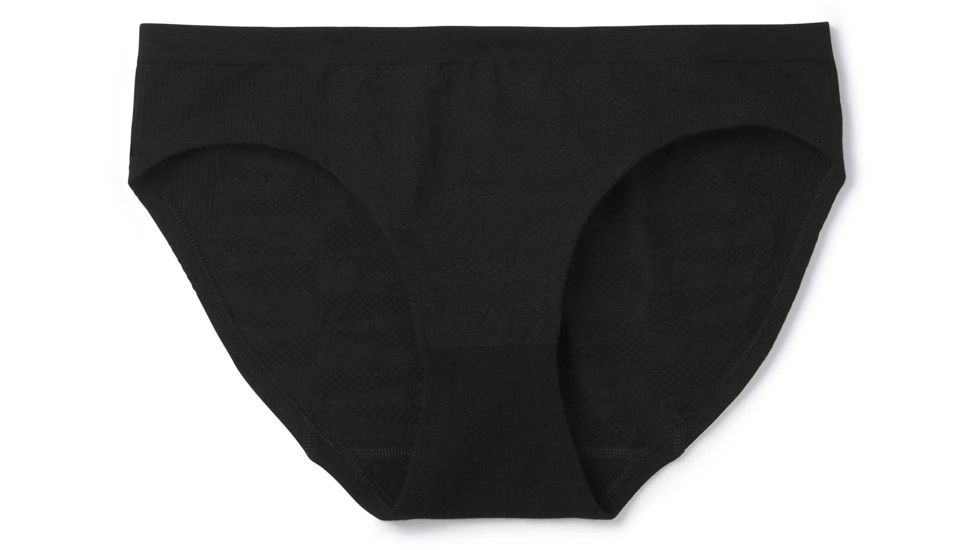 Smartwool Seamless Bikini - Womens, Black, Large, SW016237001-L