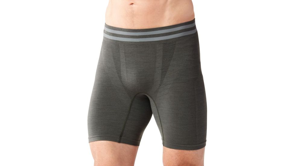 Smartwool Seamless Boxer Brief - Men's-Graphite-X-Large