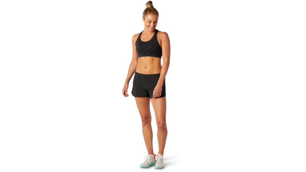 Smartwool Seamless Racerback Bra - Womens, Black, Small, SW015126001-S