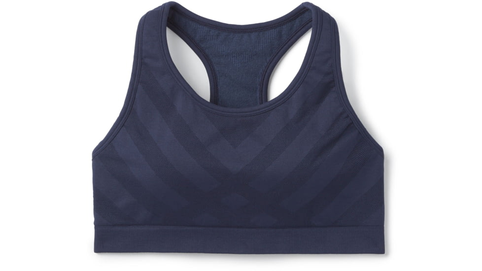 Smartwool Seamless Racerback Bra - Womens, Deep Navy, Small, SW015126092-S