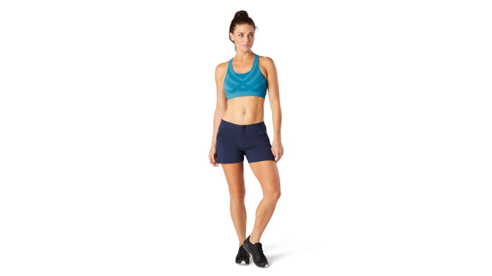 Smartwool Seamless Racerback Bra - Womens, Light Ocean Abyss, Medium, SW000846F66M