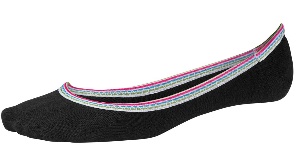Smartwool Secret Sleuth No Cushion Hidden Sock - Women's-Black Stripe-Small