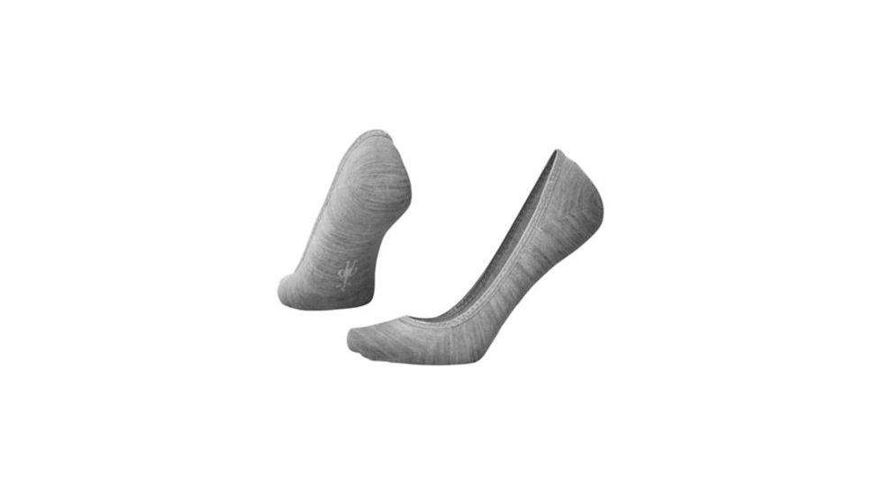 Smartwool Secret Sleuth No Show Sock - Women's, Medium Gray Heather 2, Medium SW0SW776834-M