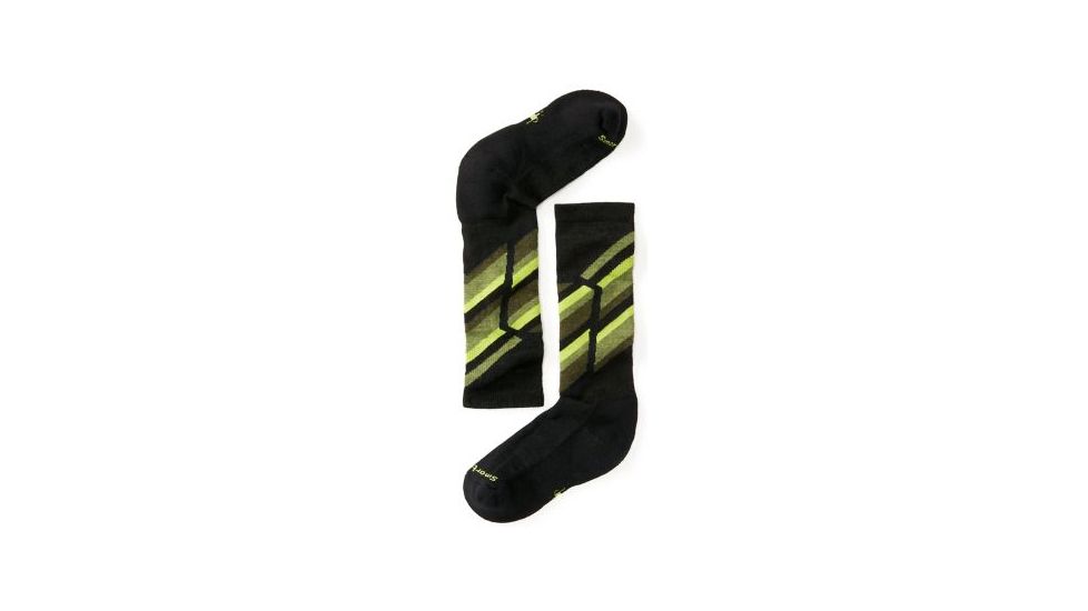 Smartwool Ski Racer Sock - Kids, Black, Extra Small SW001059001-XS