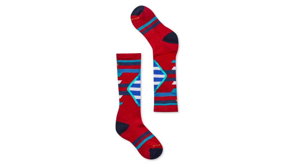 Smartwool Ski Racer Socks - Kids, Crimson, Small, SW001291151-S