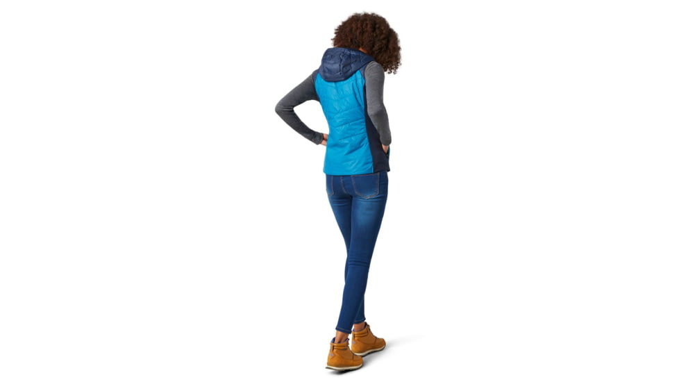 Smartwool Smartloft 60 Hoodie Vest - Womens, Ocean Abyss, Large, SW014072E21-L