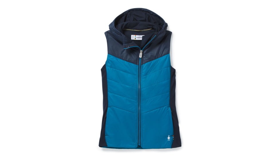 Smartwool Smartloft 60 Hoodie Vest - Womens, Ocean Abyss, Large, SW014072E21-L