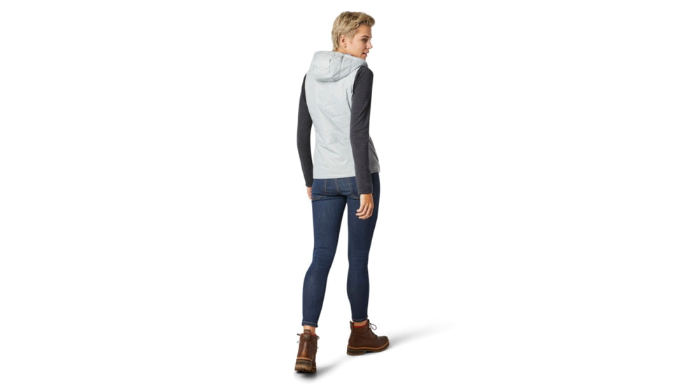 Smartwool Smartloft 60 Hoodie Vest - Womens, Storm Gray, Small, SW014072C24-S