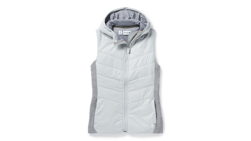 Smartwool Smartloft 60 Hoodie Vest - Womens, Storm Gray, Small, SW014072C24-S