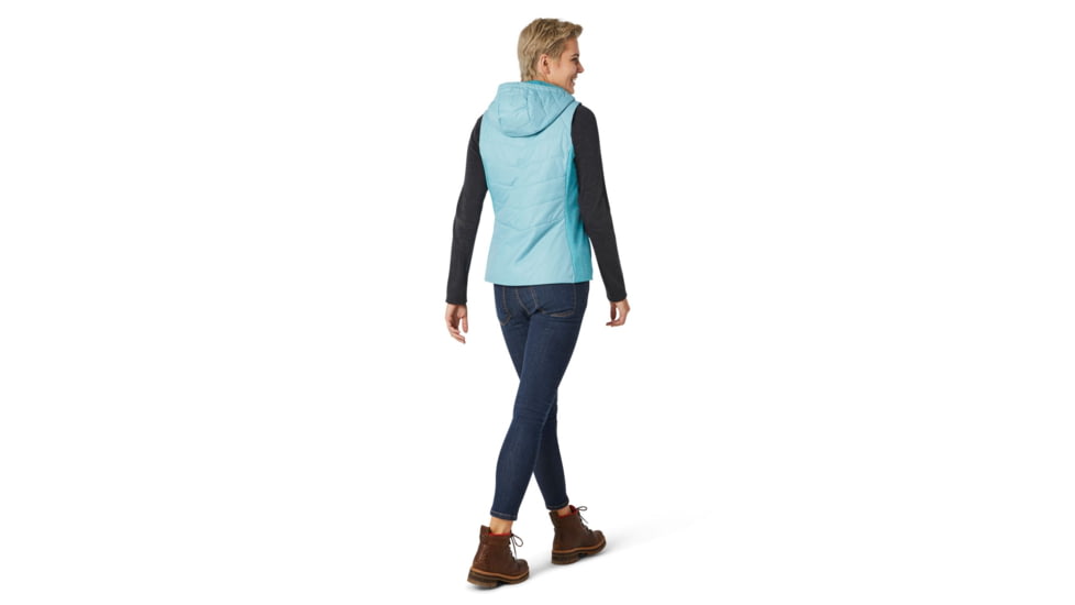Smartwool Smartloft 60 Hoodie Vest - Womens, Wave Blue, Large, SW014072D24-L