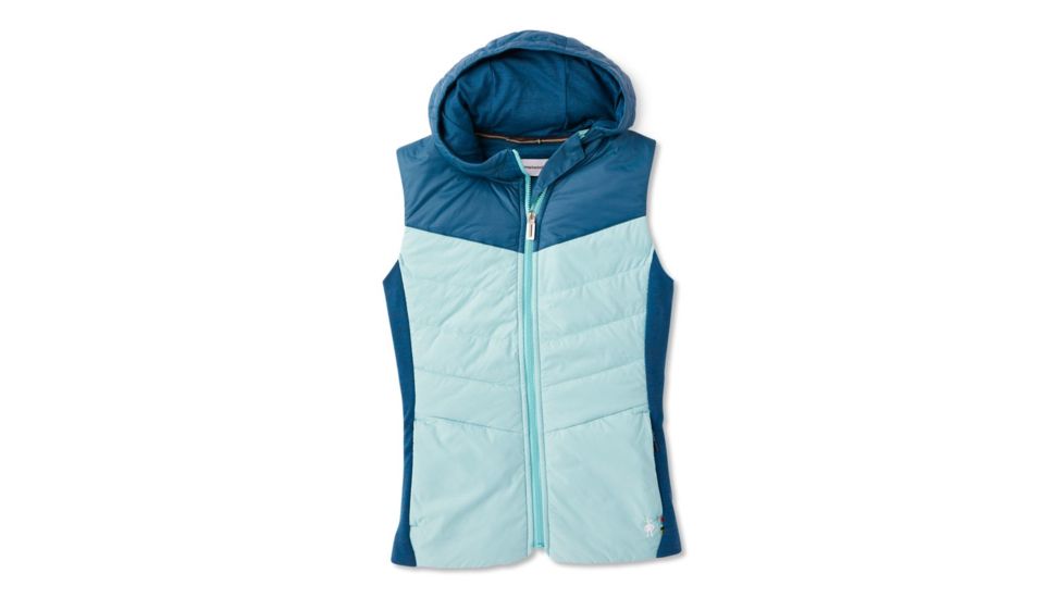 Smartwool Smartloft 60 Hoody Vest - Womens, Nile Blue, Extra Large, SW014072B46-XL