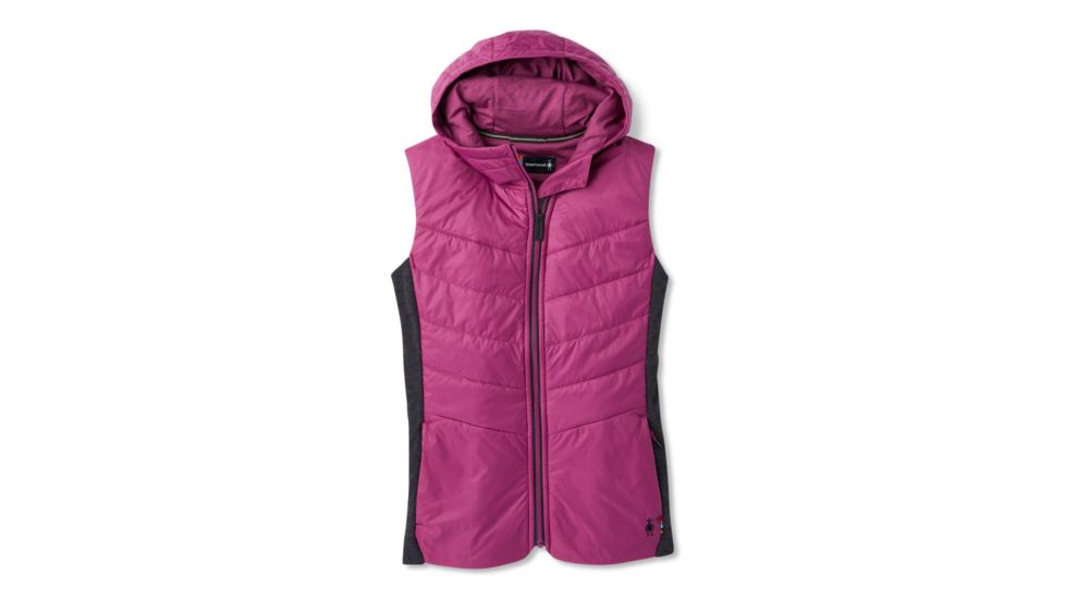 Smartwool Smartloft 60 Hoody Vest - Womens, Sangria, Extra Small, SW014072B48-XS
