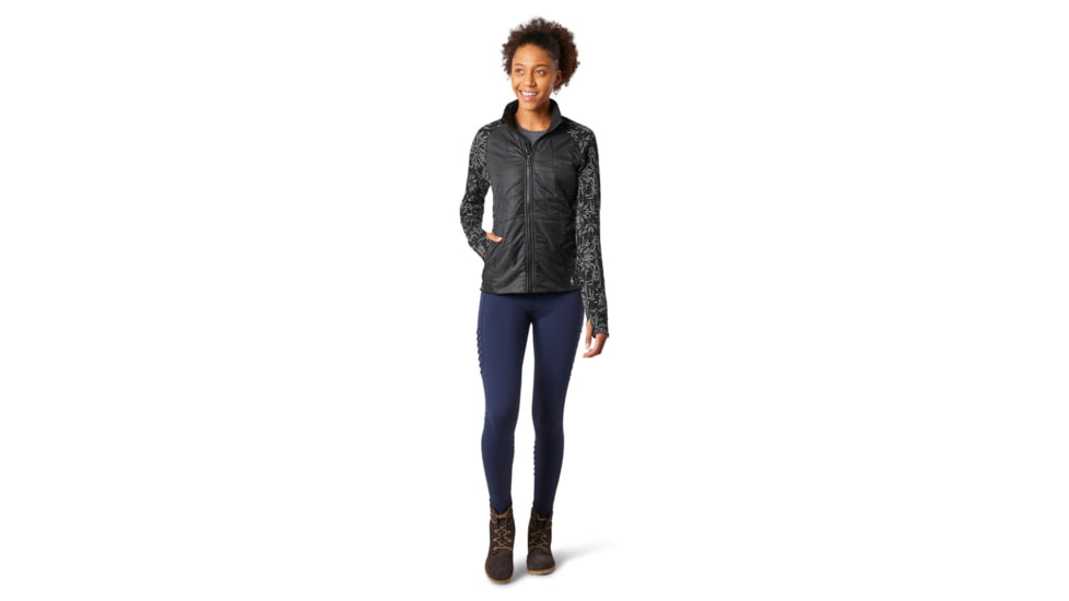 Smartwool Smartloft 60 Jacket - Womens, Black Digital Snowflake, Extra Large, SW014074E36-XL
