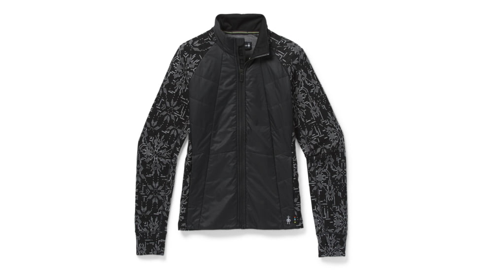 Smartwool Smartloft 60 Jacket - Womens, Black Digital Snowflake, Extra Large, SW014074E36-XL