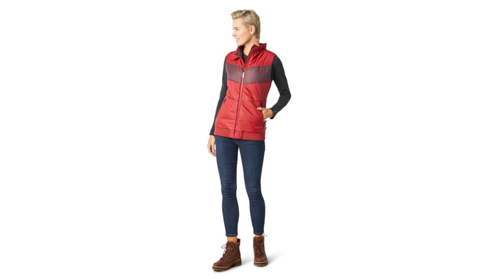 Smartwool Smartloft Bomber Vest - Womens, Masala, Small, SW016402D42-S