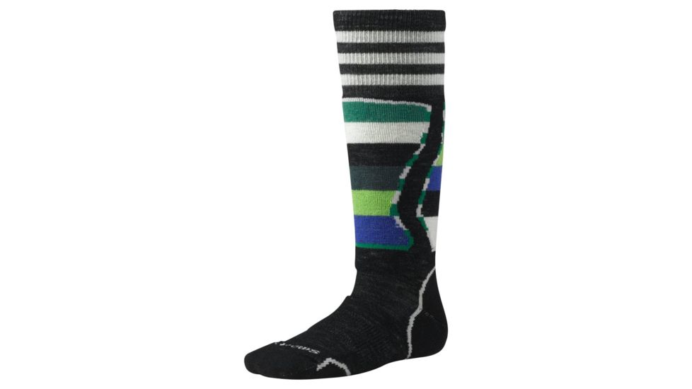 Smartwool Snowboard Socks - Boy's-Black-Small