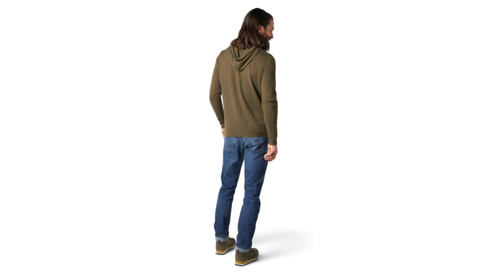 Smartwool Sparwood Hoodie Sweater - Mens, Military Olive Heather, Extra Large, SW016325D12-XL