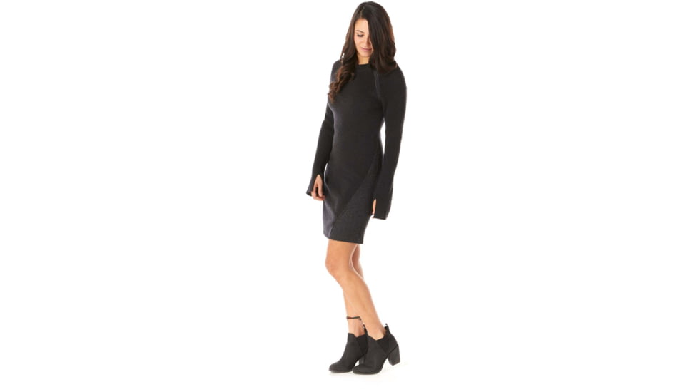 Smartwool Spruce Creek Sweater Dress - Womens, Charcoal Heather, Medium, SW019280010-M