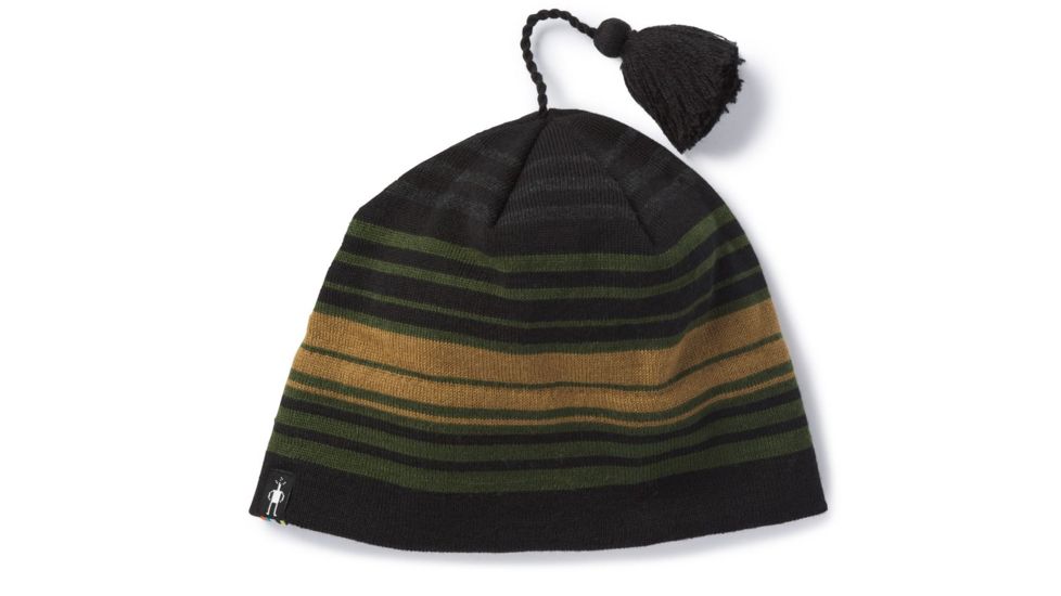 Smartwool Straightline Hat, Black-Chive, One Size, SW0SC146A67-1FM