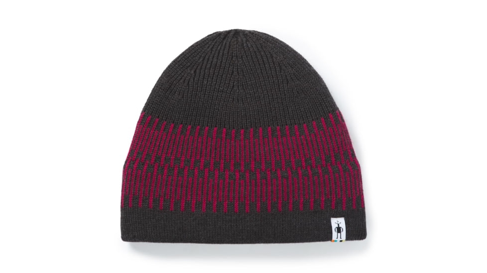 Smartwool Stripe Lid, Charcoal Heather, One Size, SW018083010-1FM