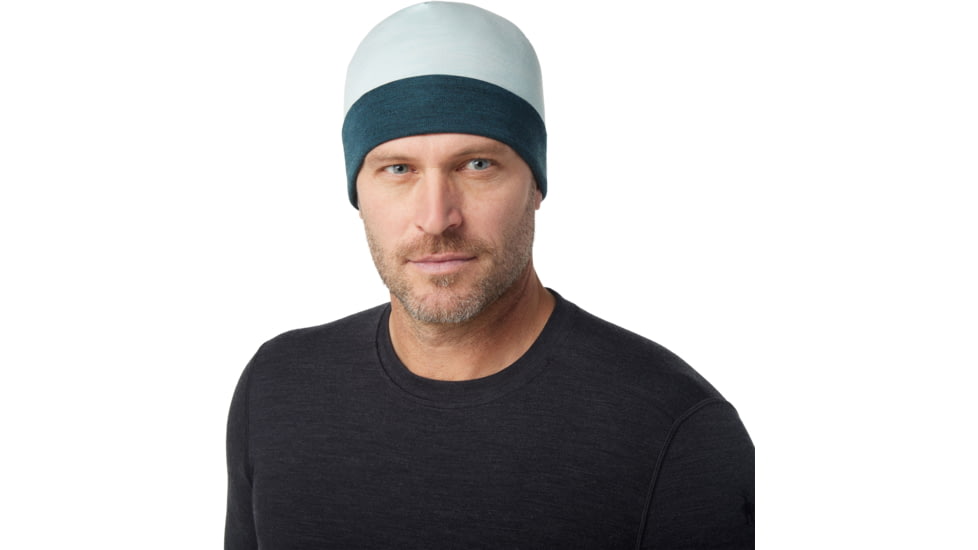 Smartwool Thermal Merino Reversible Cuffed Beanie, G75 Twilight Blue Heather, 1FM, SW0SW956G751FM