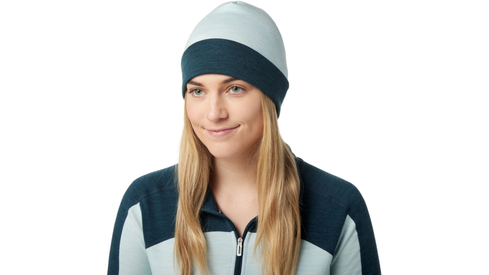 Smartwool Thermal Merino Reversible Cuffed Beanie, G75 Twilight Blue Heather, 1FM, SW0SW956G751FM