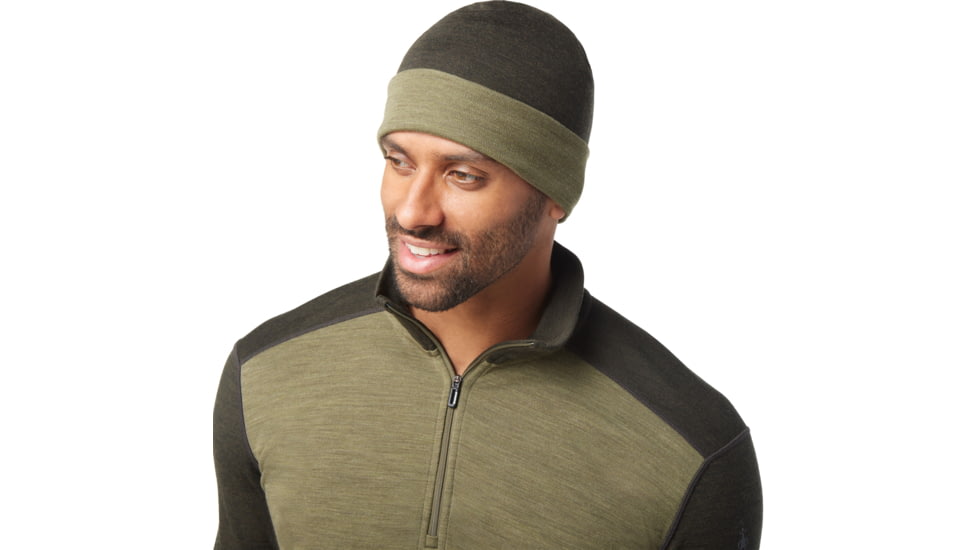 Smartwool Thermal Merino Reversible Cuffed Beanie, K66 Winter Moss Heather, 1FM, SW0SW956K661FM