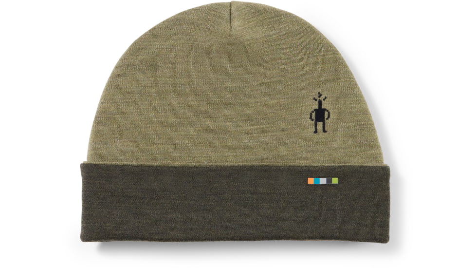 Smartwool Thermal Merino Reversible Cuffed Beanie, K66 Winter Moss Heather, 1FM, SW0SW956K661FM