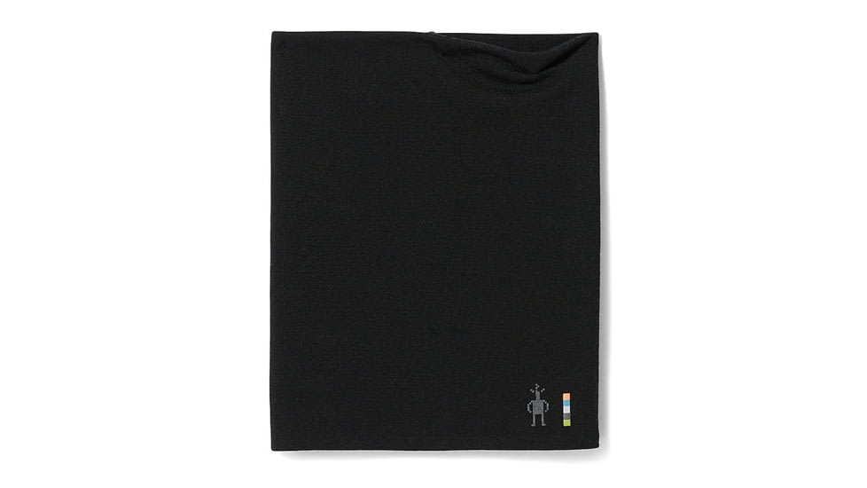 Smartwool Thermal Merino Reversible Neck Gaiter, Black-Black, One Size, SW0170710011FM