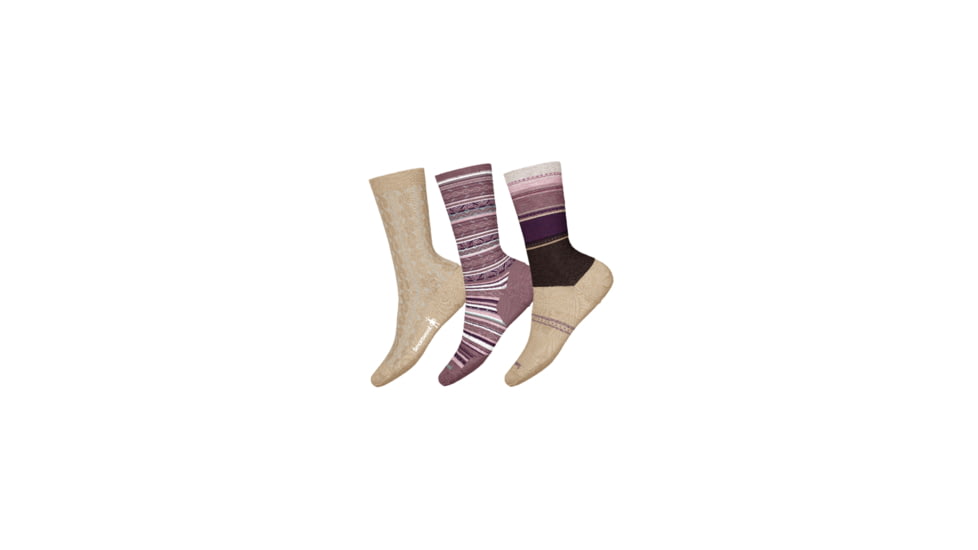 Smartwool Trio 1 Socks - Womens, Multi Color A, Medium, SW01025899A-M