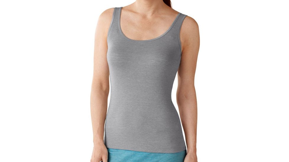 Smartwool Turnabout Tank - Women's-Light Gray-Large