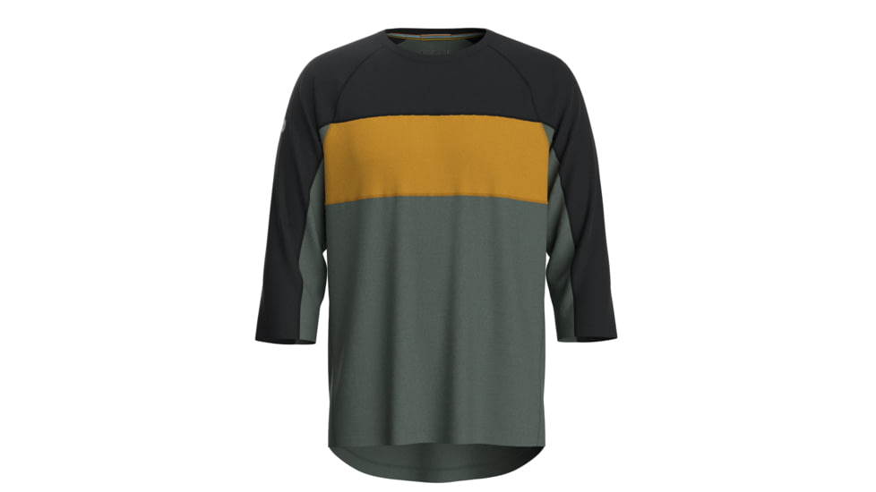 Smartwool Ultralite Mountain Bike 3/4 Sleeve Tee - Mens, Honey Gold, Extra Large, SW016553K111-XL