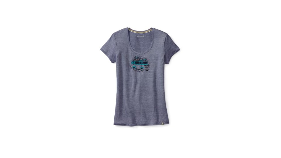 Smartwool Van Tee - Womens, Ink, Extra Small, SW010036109XS