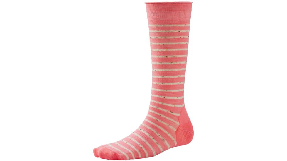 Vista View Ultra Light Mid Calf Sock - Womens-Coral-Small