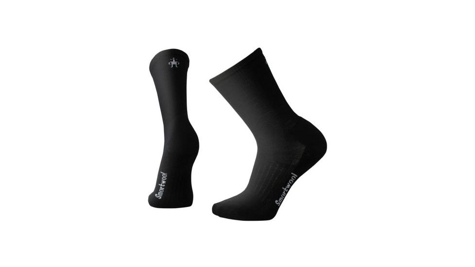 Smartwool Walk Light Crew Sock - Men's, Black, Small SW0SW250001-S