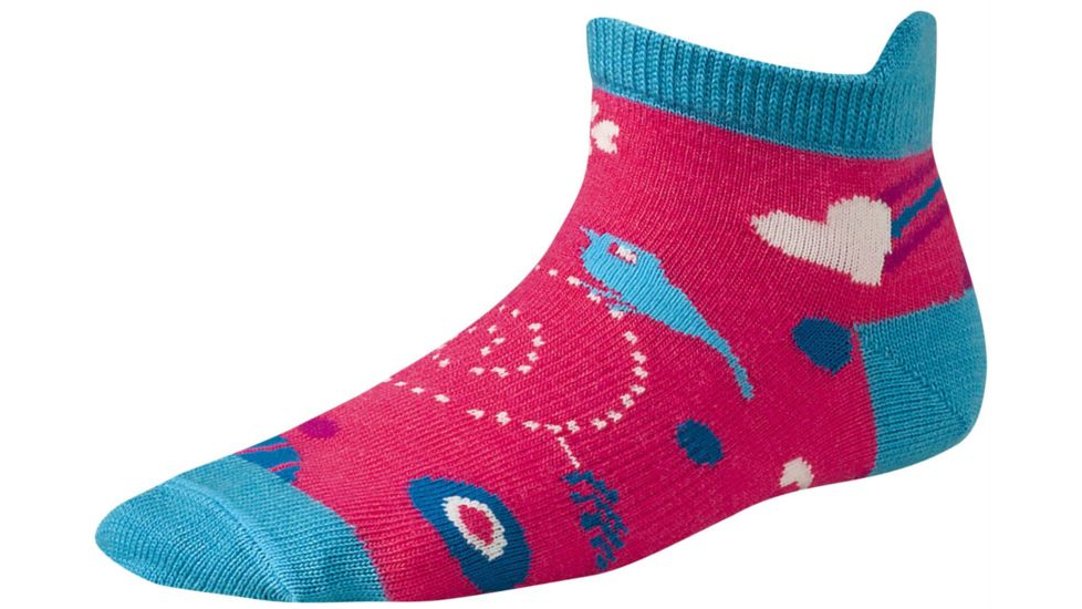 Smartwool Whimsy Charm Sock - Girl's-Punch-X-Small
