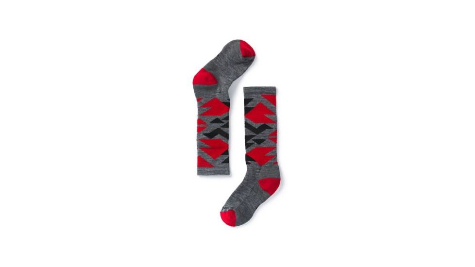 Smartwool Wintersport Neo Native Sock - Kids, Medium Gray, Large SW001087052-L