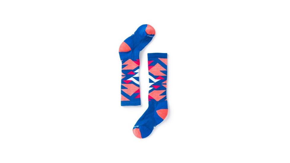 Smartwool Wintersport Neo Native Sock - Kids, Bright Blue, Large SW001087378-L