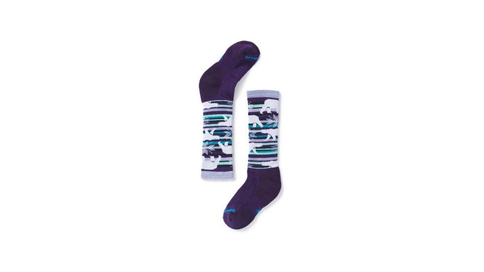 Smartwool Wintersport Polar Bear Sock - Kids, Mountain Purple, Small SW001088591-S