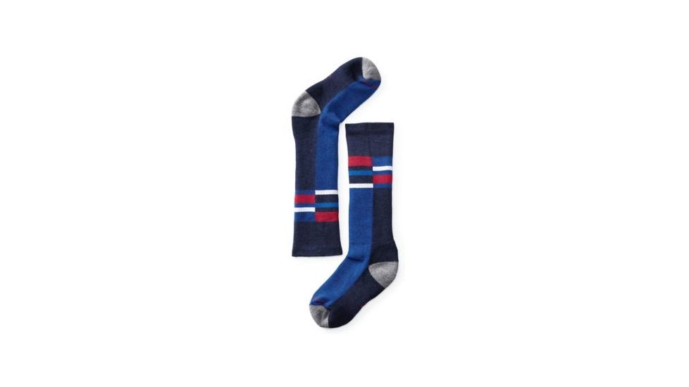 Smartwool Wintersport Stripe Sock - Kids, Navy, Large SW001345410-L