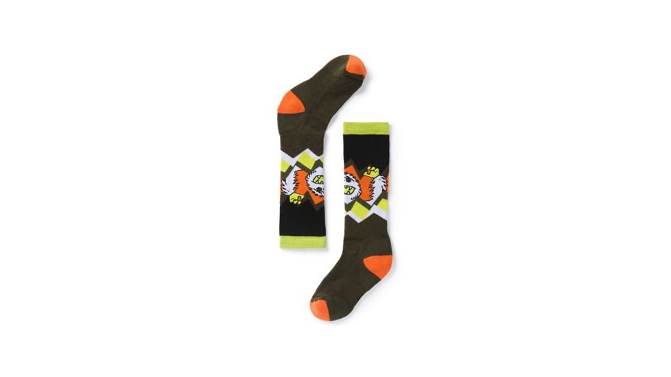 Smartwool Wintersport Yeti Sock - Kids, Loden, Extra Small SW001080031-XS