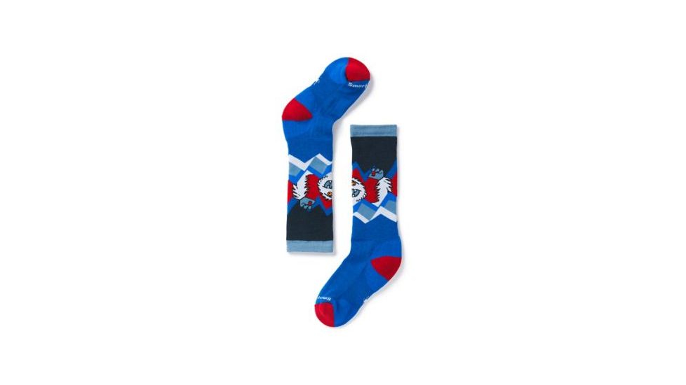 Smartwool Wintersport Yeti Sock - Kids, Bright Blue, Extra Small SW001080378-XS