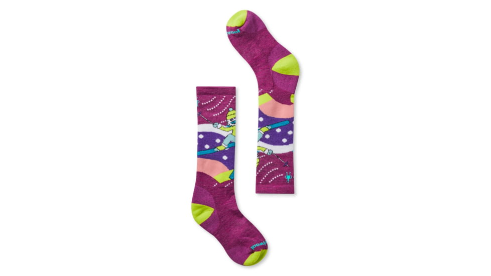 Smartwool Wintersport Yetti Betty Socks - Kids, Meadow Mauve, Large, SW001031A22-L