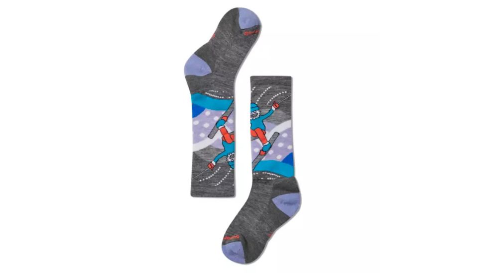 Smartwool Wintersport Yetti Betty Socks - Kids, Medium Gray, Large, SW001031052-L