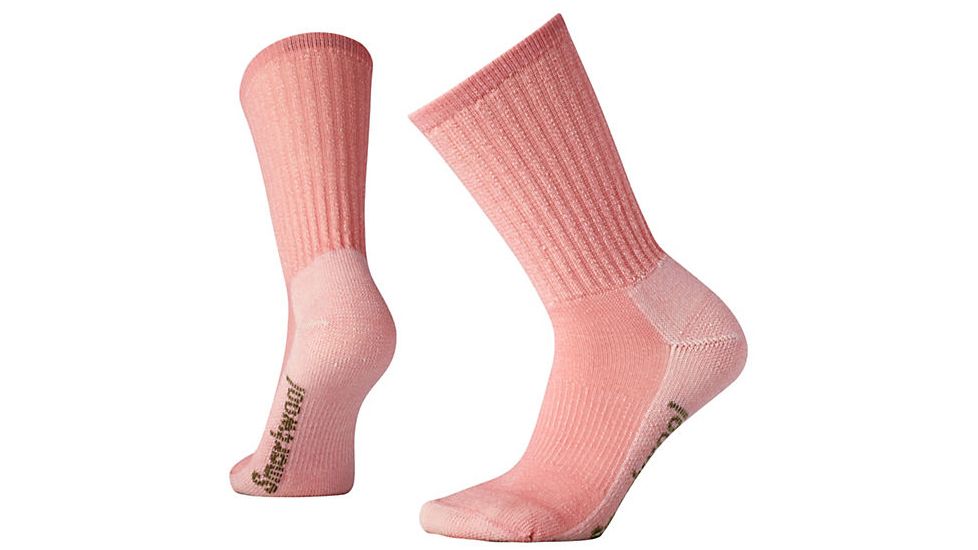 Smartwool Women's Hike Light Crew Socks, Mineral Pink, Large, SW0SW293821-L