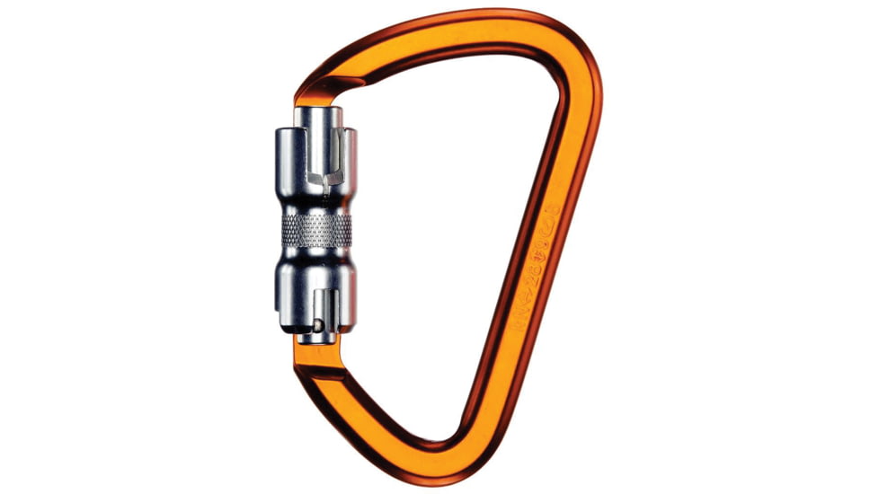 SMC Kinetic Twist Lock Carabiner, Orange, Small, NFPA103104